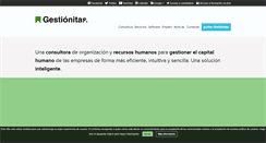 Desktop Screenshot of gestionitas.com